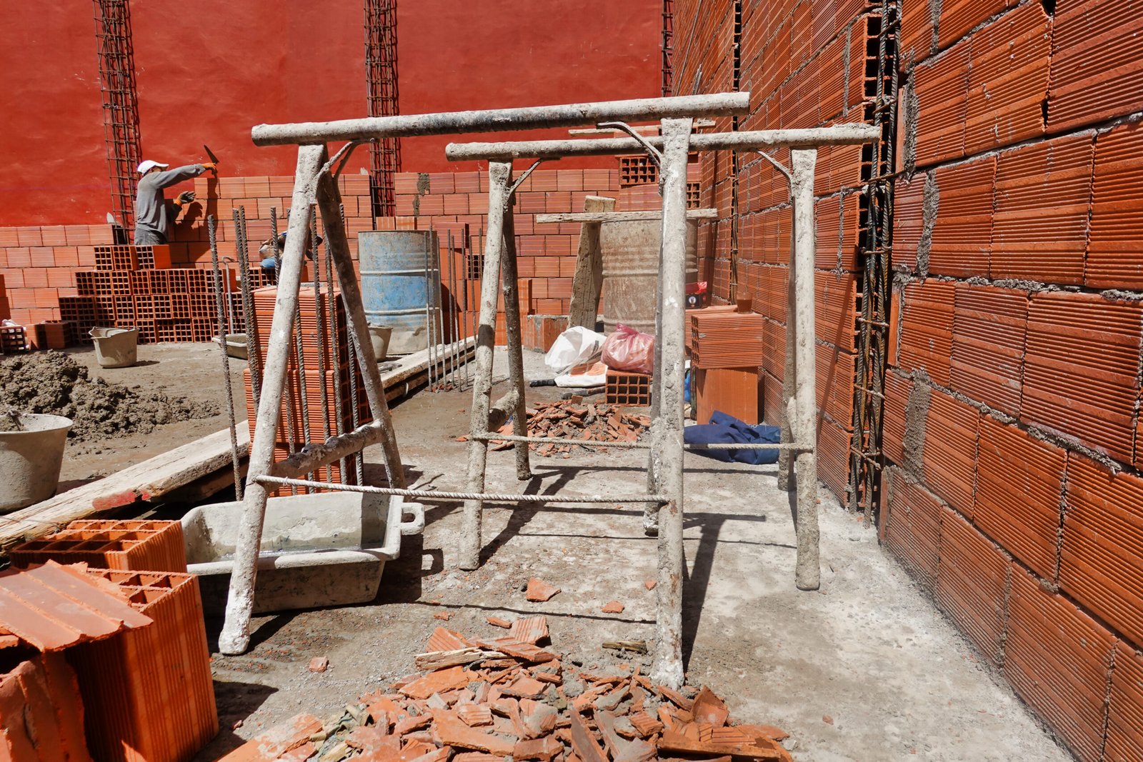 closeup of material for the brick wall in an indus 2025 02 08 19 49 06 utc scaled